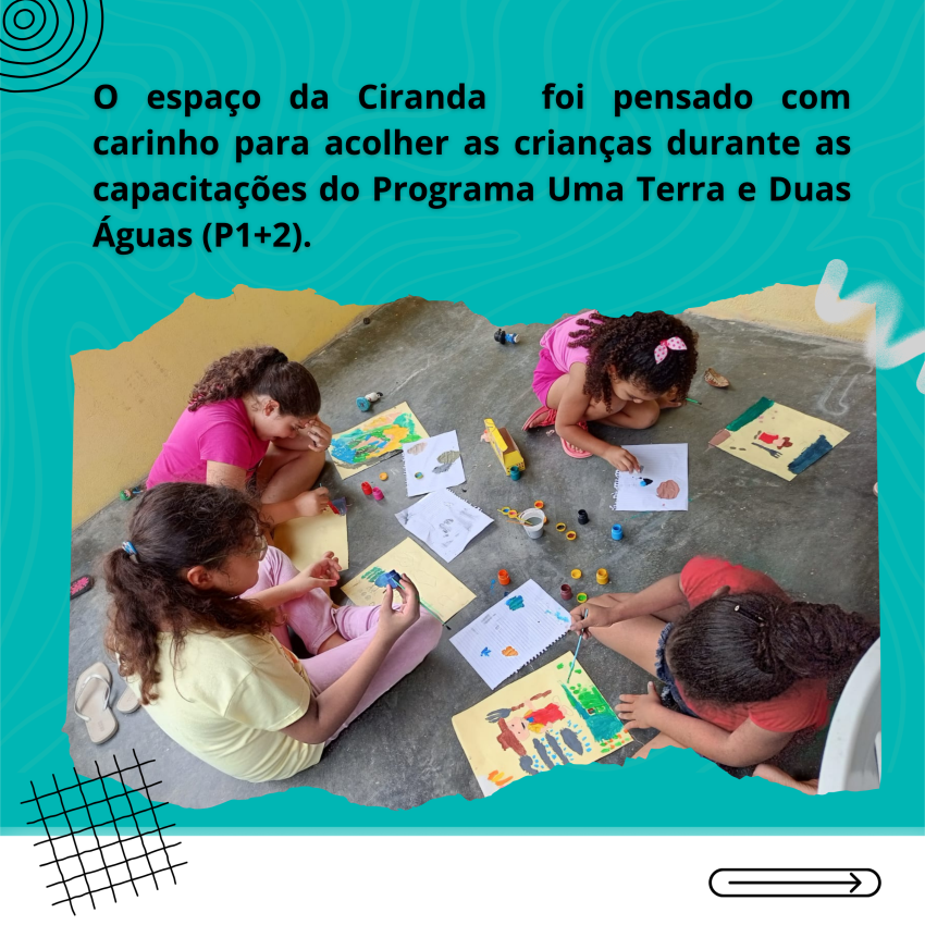 CONHEÇA O ESPAÇO DE CIRANDA NAS CAPACITAÇÕES DO P1+2 | Imagem 2