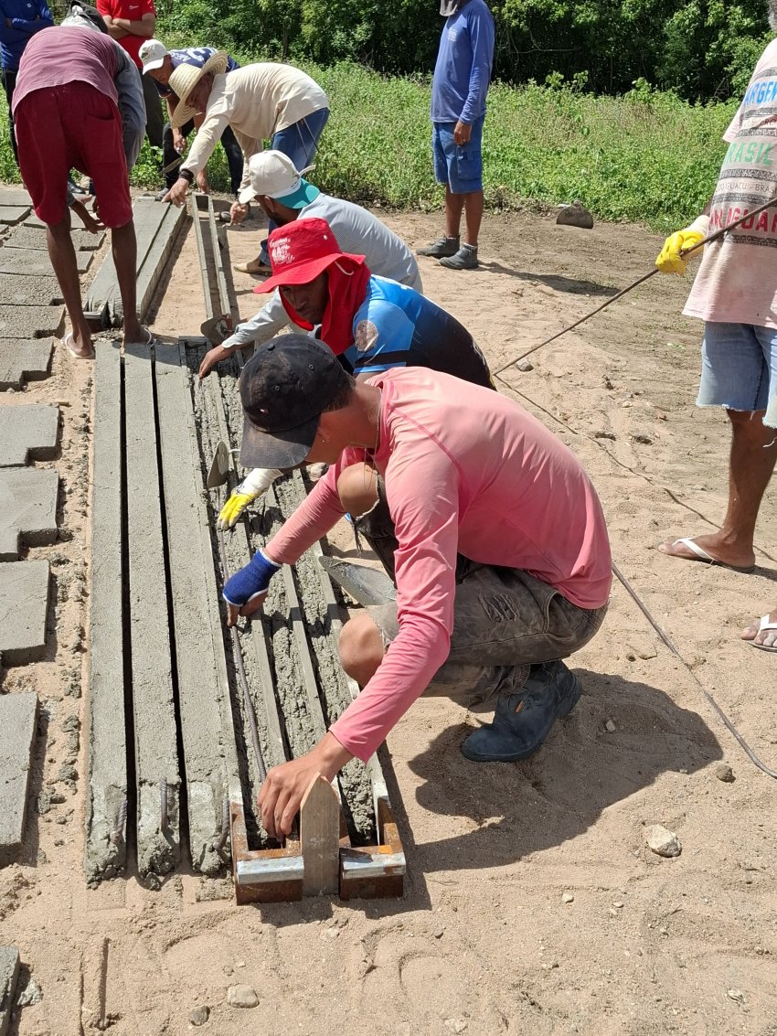 Capacitação de Pedreiros do P1+2 no Quilombo do Sítio Mocó em Custódia-PE | Imagem 3