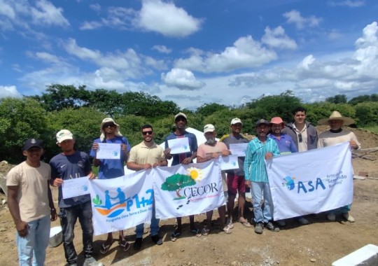 Capacitação de Pedreiros do P1+2 no Quilombo do Sítio Mocó em Custódia-PE